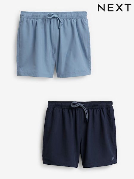 Slate Blue/Navy Blue Essential Swim Shorts 2 Pack (E59947) | € 24