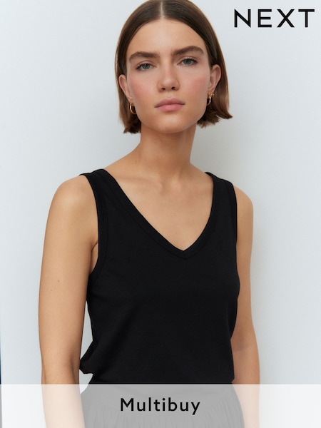 שחור - Modal Slouch Vest (E59963) | ‏30‏₪