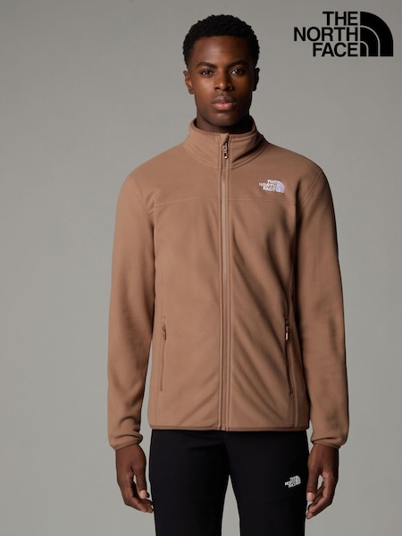 The North Face Brown Glacier Full Zip Fleece (E60217) | R$ 740
