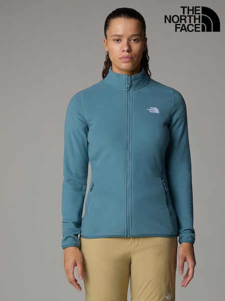 Sininen - The North Face Womens Full Zip Glacier Fleece (E60220) | €118