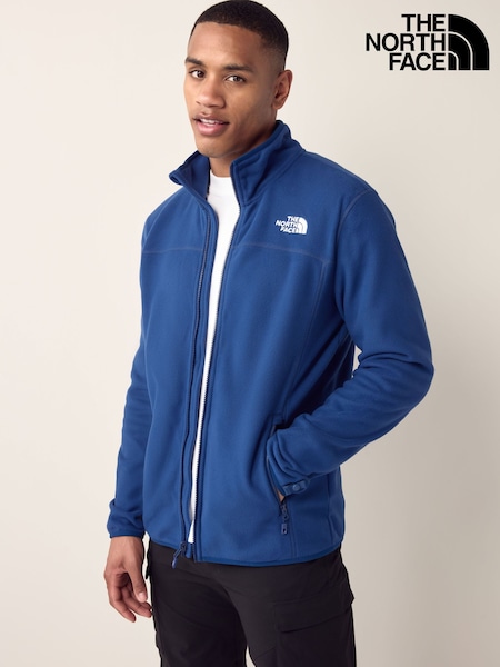 כחול  - The North Face Glacier Full Zip Fleece (E60224) | ‏377‏₪