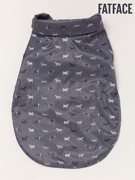 FatFace Grey Marching Dogs 45cm Raincoat (E60245) | €43.50