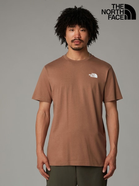 The North Face Brown Light Box NSE T-Shirt (E60466) | €40