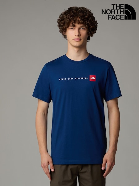 Azul - The North Face Never Stop Exploring T-Shirt (E60517) | 42 €