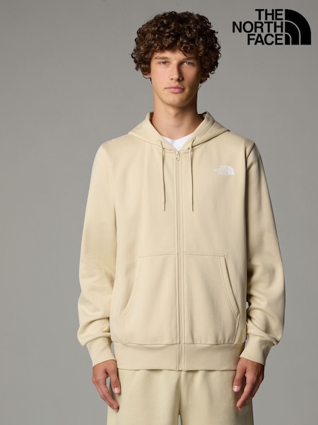 The North Face Brown Simple Dome Full Zip Hoodie (E60546) | R$ 690