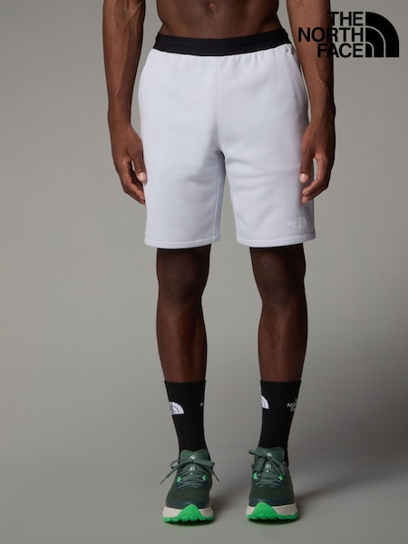 The North Face White Mens Mountain Athletics Fleece Shorts (E60593) | kr857
