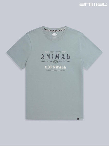 Animal Blue Jacob Organic Front Graphic T-Shirt (E60670) | 62 QAR