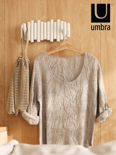 Umbra White Picket Rail Wall Hook (E60836) | $82