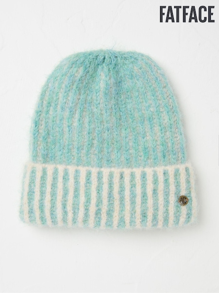 FatFace Green Haze Plaited Beanie (E61012) | €18