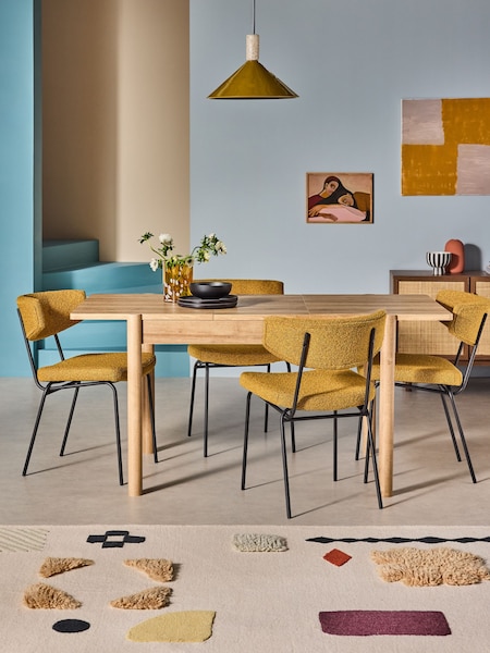 MADE.COM Oak Effect Pavia 4 to 6 Seater Extending Dining Table (E61037) | €567