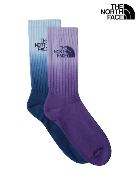 The North Face Purple Everyday 2pack Dip Dye Crew Socks (E61150) | €28