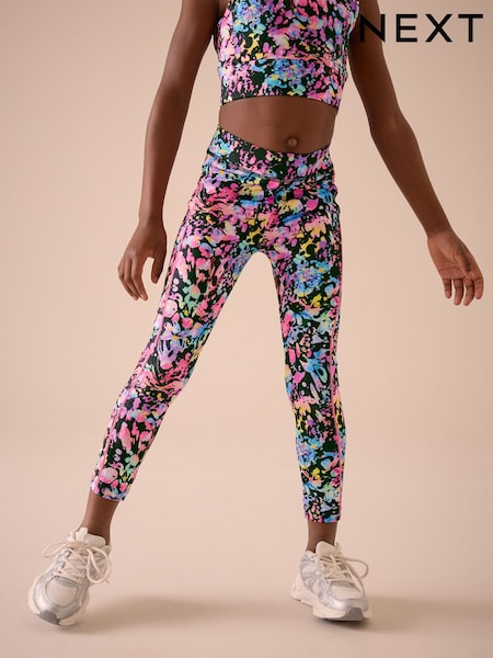 Multi Black Sports Leggings (3-16yrs) (E61282) | €11 - €16