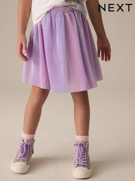 بنفسجي فاتح - Rainbow Metallic Skirt (3-16yrs) (E61296) | ‏61 د.إ.‏ - ‏ 86‏ د.إ.