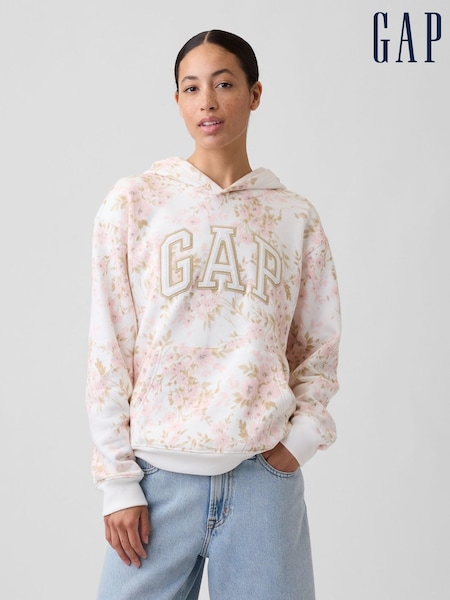 Floral - Gap Relaxed Logo Hoodie