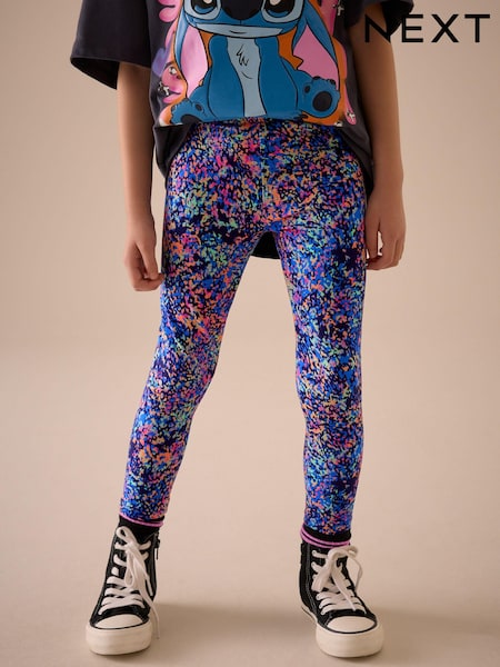 Multi Blue Printed Leggings (3-16yrs) (E61318) | €7 - €13