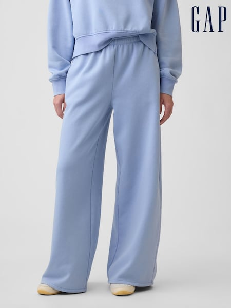 Blå - Gap Vintage Soft Baggy Breda ben Mjukisbyxor