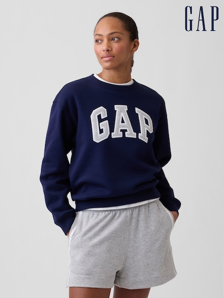 Bleu/Gris - Sweat Gap à logo