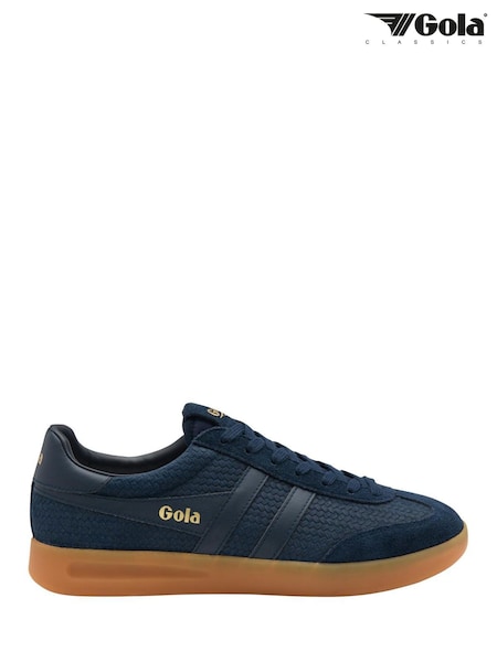 Синий - Regular Gola Cyclone Marque Lace-up Trainers