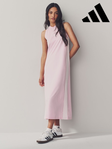adidas Pink Maxi 3-Stripes Dress (E61855) | 2,103 UAH