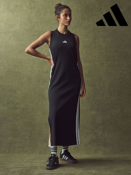 adidas Black Maxi 3-Stripes Dress (E61869) | 2,103 UAH