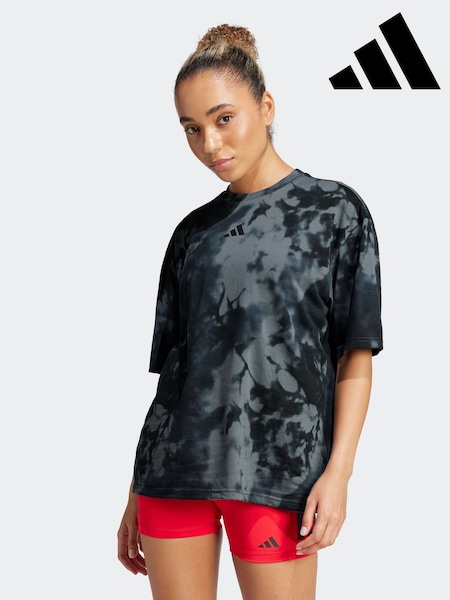 Sininen - adidas Designed For Training T-paita (E62108) | €55