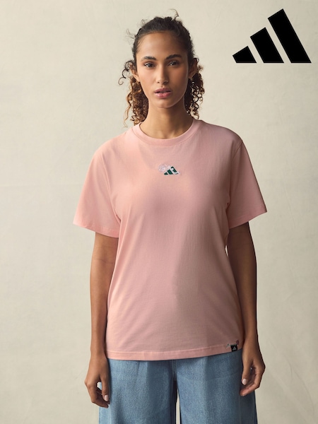 adidas Red Lougne Mini Graphic T-Shirt (E62134) | €30