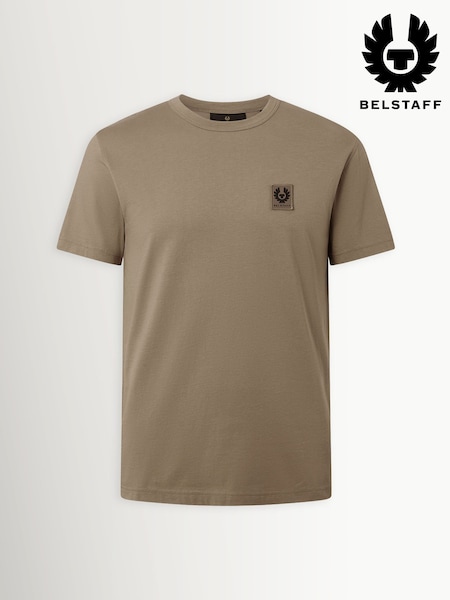 Marron taupe - Regular Belstaff Logo T-shirt