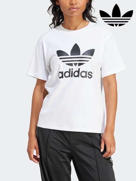 adidas originals White Trefoil T-Shirt (E62441) | €32