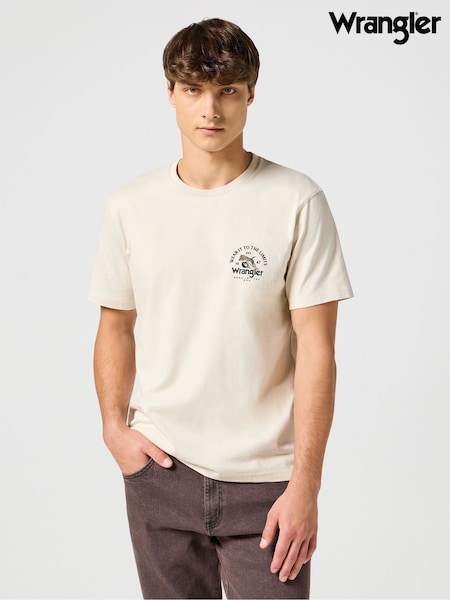 Wrangler Graphic 100% Cotton T-shirt (E62515) | ‏126‏₪
