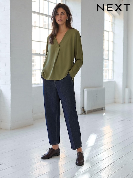 Rinse 100% Cotton Balloon Barrel Jeans (E62522) | €49