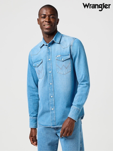 Wrangler Western Long Sleeved Shirt (E62527) | 484 LEI