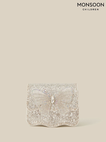 Cream - Monsoon Bling Butterfly Bag