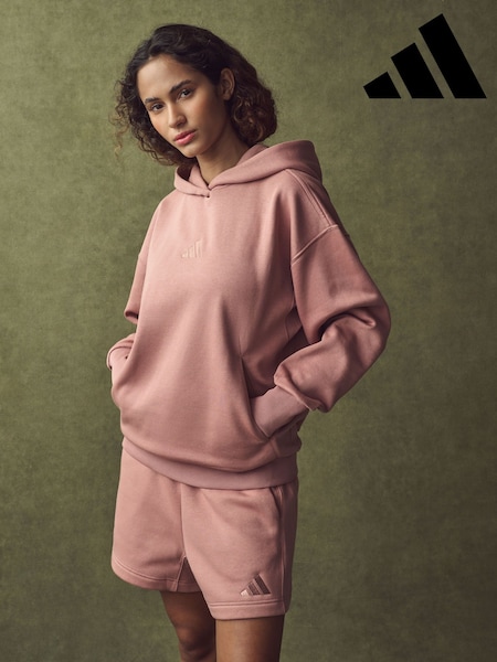 adidas Pink ALL SZN Boyfriend Hoodie (E62801) | R$ 495