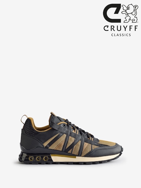 Cruyff Black Fearia Hex Tech Trainers (E62862) | R$ 1,085