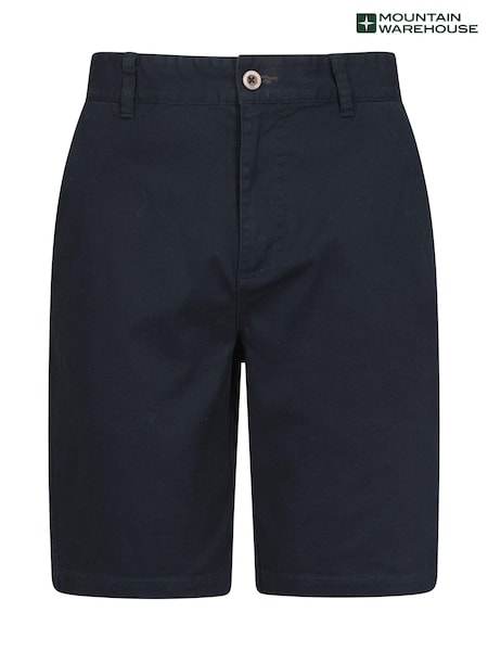 Mountain Warehouse Blue Mens Woods Chino Shorts (E62933) | €36