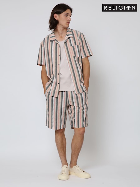 Religion Natural Bermuda Shirt (E62985) | €36