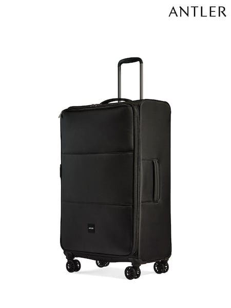 Черный - Antler Large Soft Stripe Suitcase (E63386) | €331