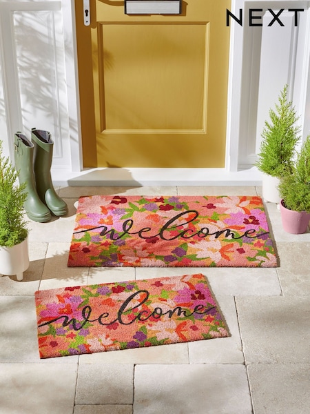 Floral Coir Doormat (E63499) | ‏5.500 د.ك.‏ - ‏9 د.ك.‏