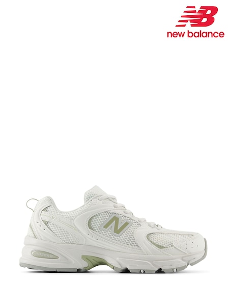 New Balance White/Silver Womens 530 Trainers (E63652) | €153