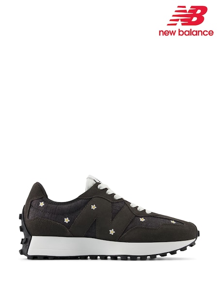 New Balance Black Chrome Womens 327 Trainers (E63657) | BGN 322
