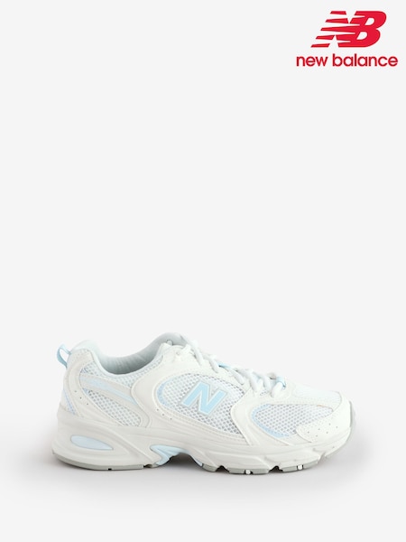 New Balance White/Blue Womens 530 Trainers (E63659) | €153