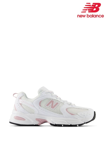 Valkoinen/Vaaleanpunainen - New Balance naisten 530 tennarit (E63664) | €158
