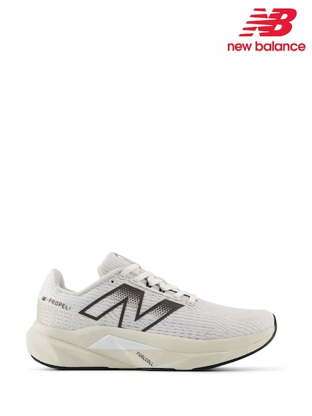 New Balance White Womens FuelCell Propel v5 Running Trainers (E63692) | €172