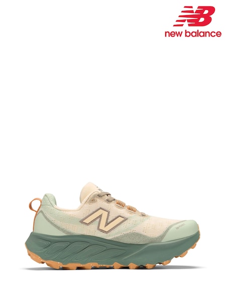 New Balance White/Green Womens Fresh Foam X Hierro v9 Trainers (E63698) | €200