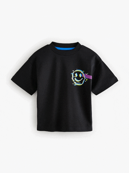 Musta - Short Sleeve Back Print T-shirt (3mths-7yrs) (E63805) | €10 - €13