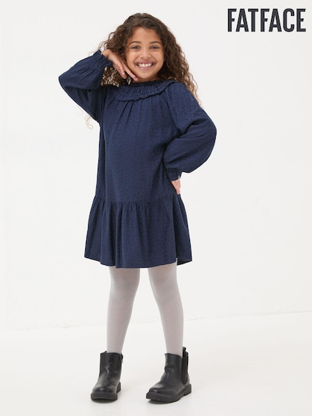 FatFace Navy Mika Jacquard Dress (E63934) | €18