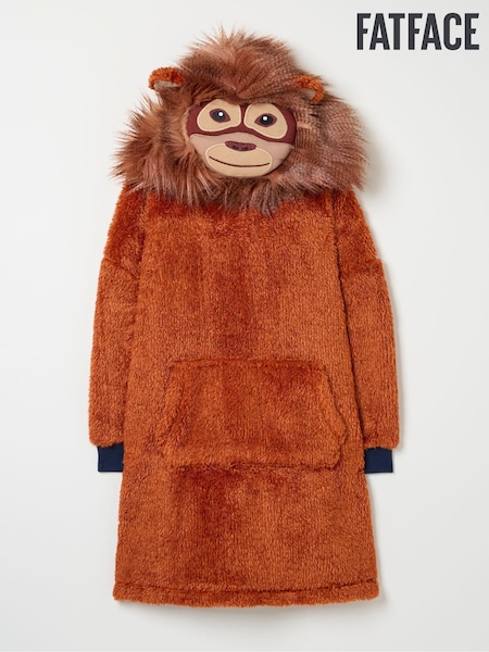 FatFace Chestnut Brown Oversized Orangutan Hoodie (E64088) | €23.50