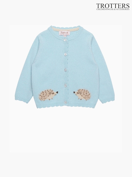 Trotters London Blue Hollie Hedgehog Cardigan (E64134) | AED163 - AED174