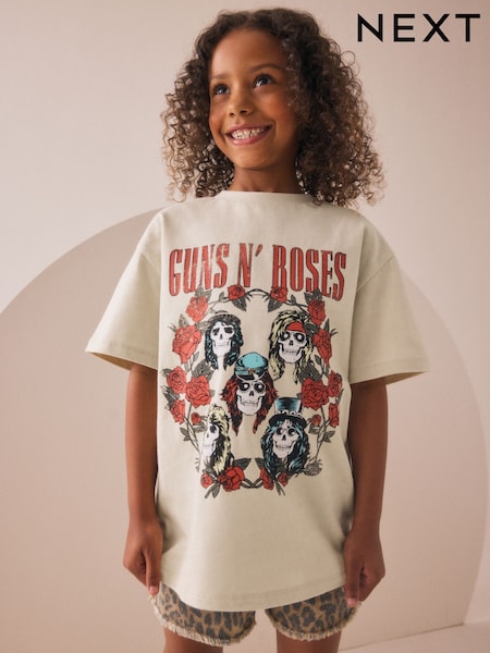 كريم - Guns and Roses License Band T-Shirt (3-16yrs) (E65069) | ‏71 د.إ.‏ - ‏ 97‏ د.إ.