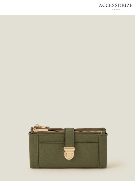 Accessorize Green Push Lock Wallet (E65215) | €29